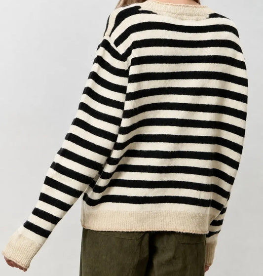 STRIPED HORSE SWEATER