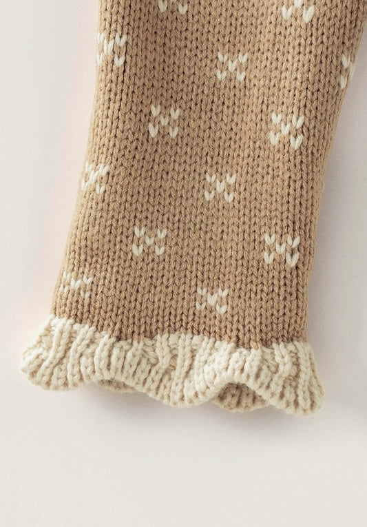 PATTERNED KNIT CARDIGAN