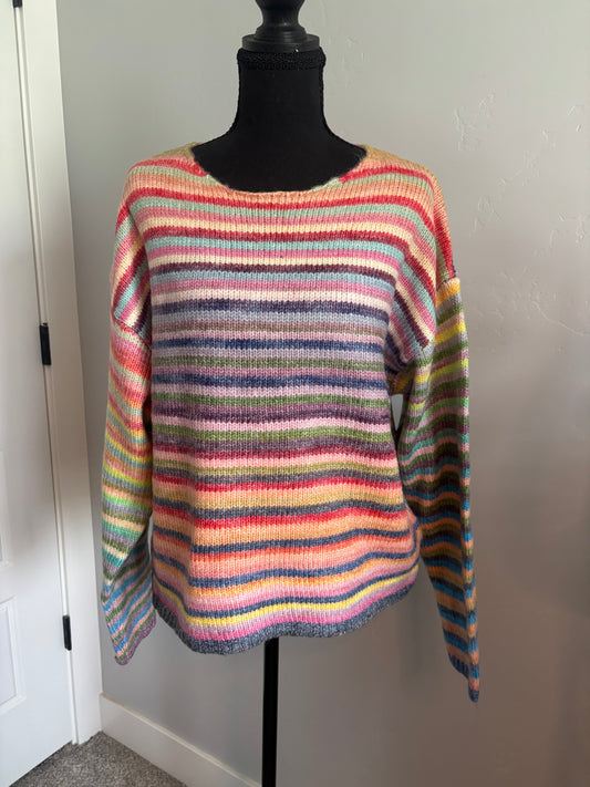 RAINBOW KNIT SWEATER