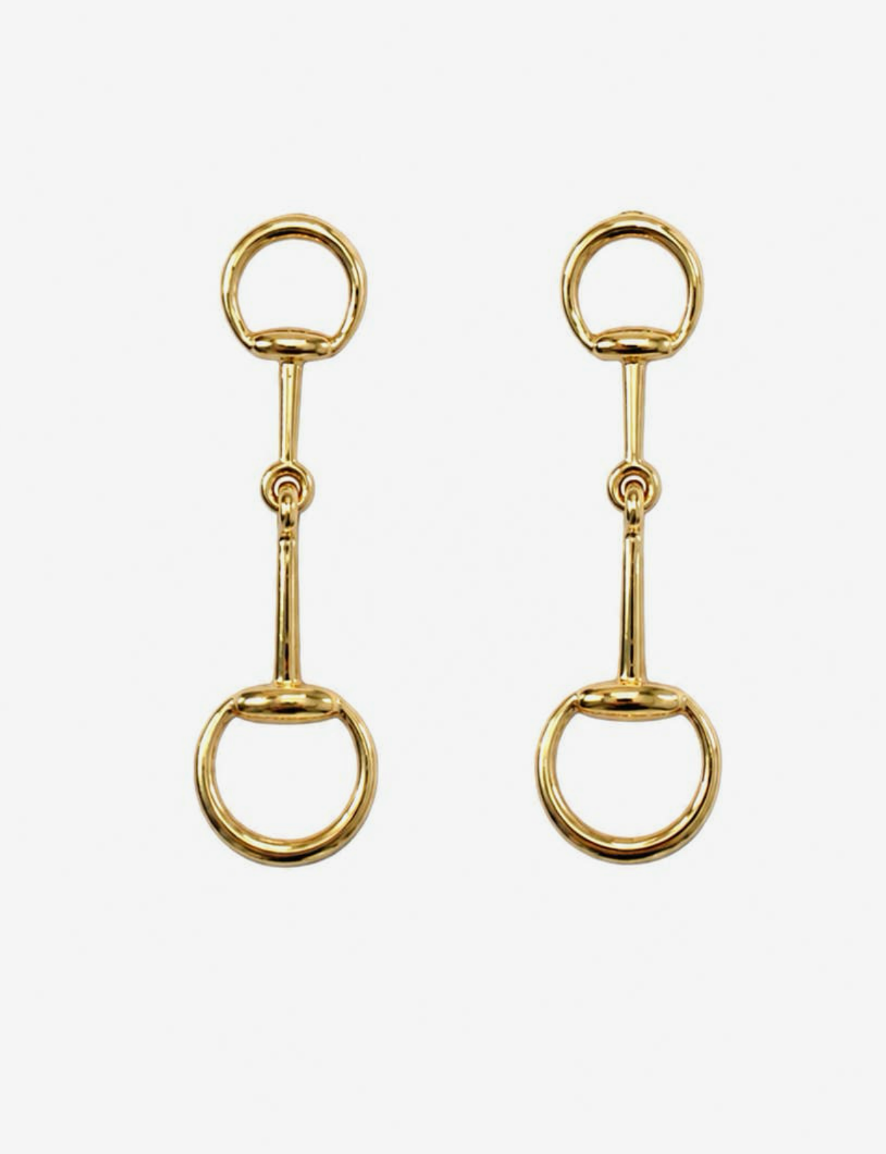 18k Gold Plated Bit Earrings