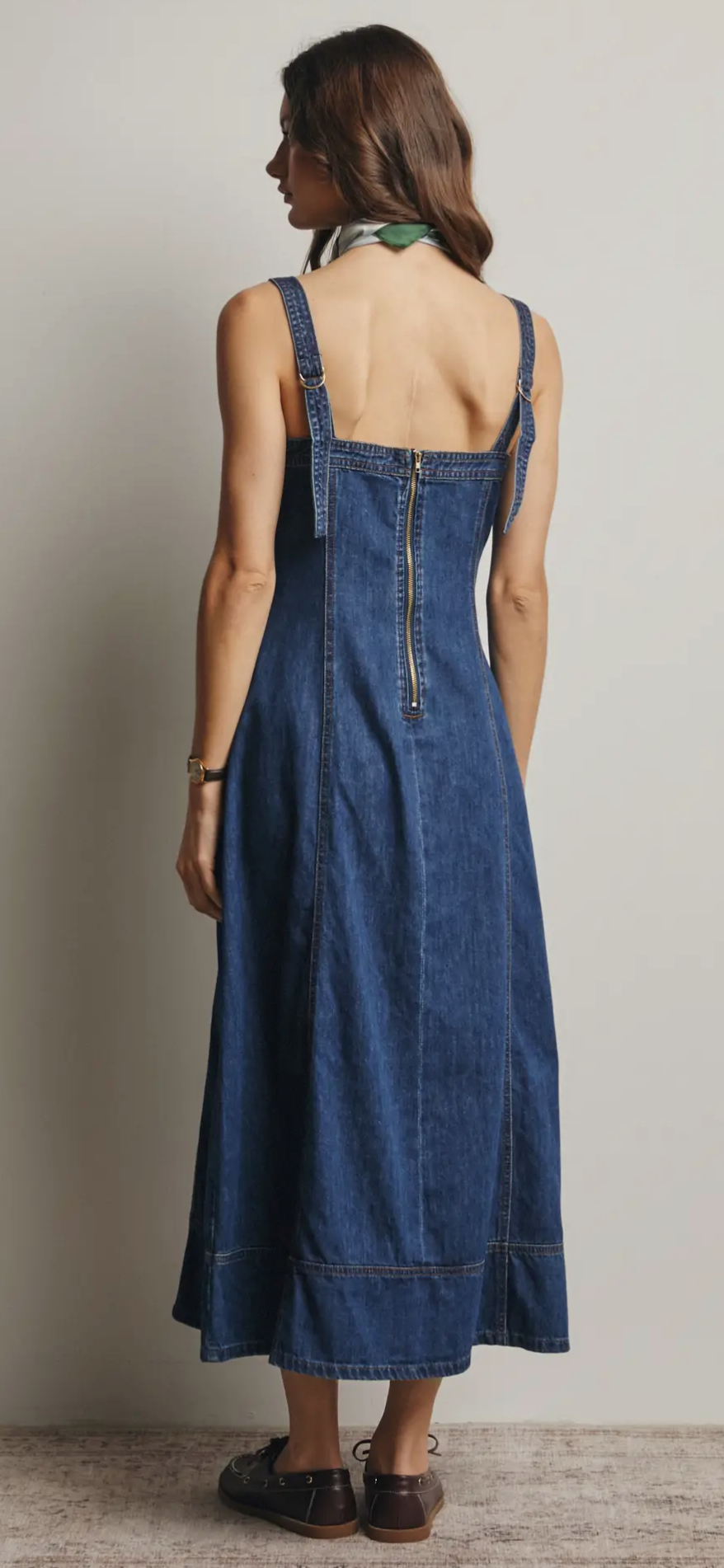 DENIM MAXI DRESS