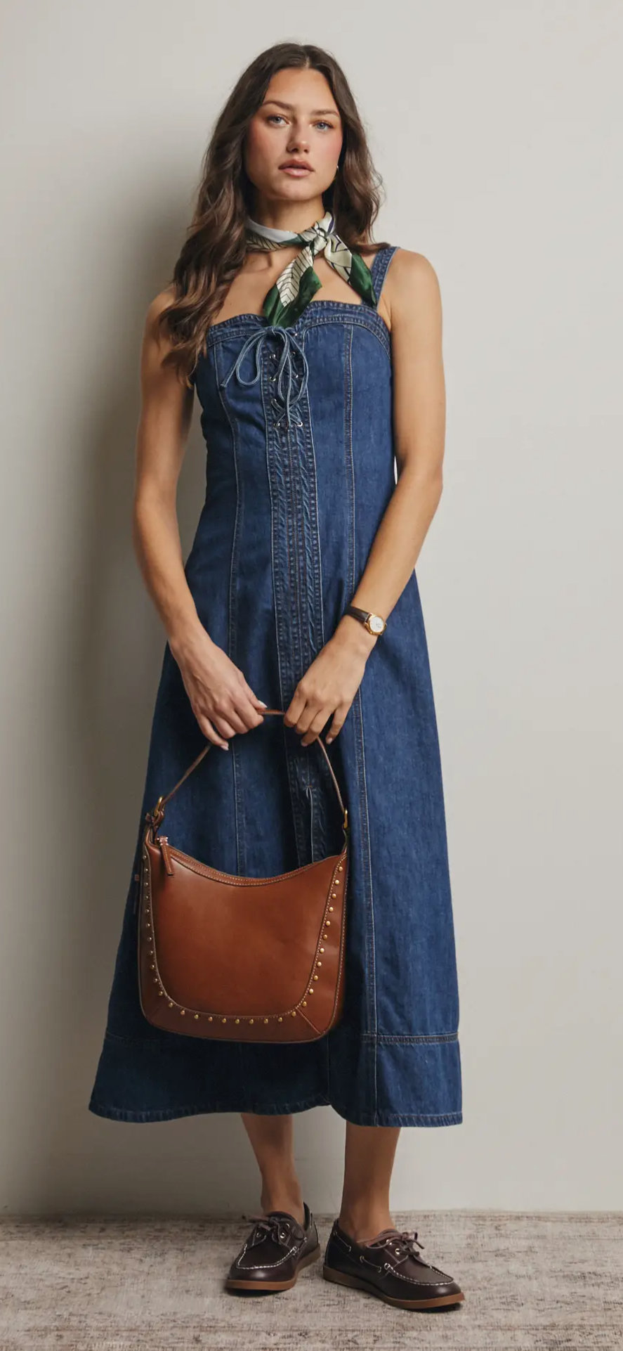 DENIM MAXI DRESS