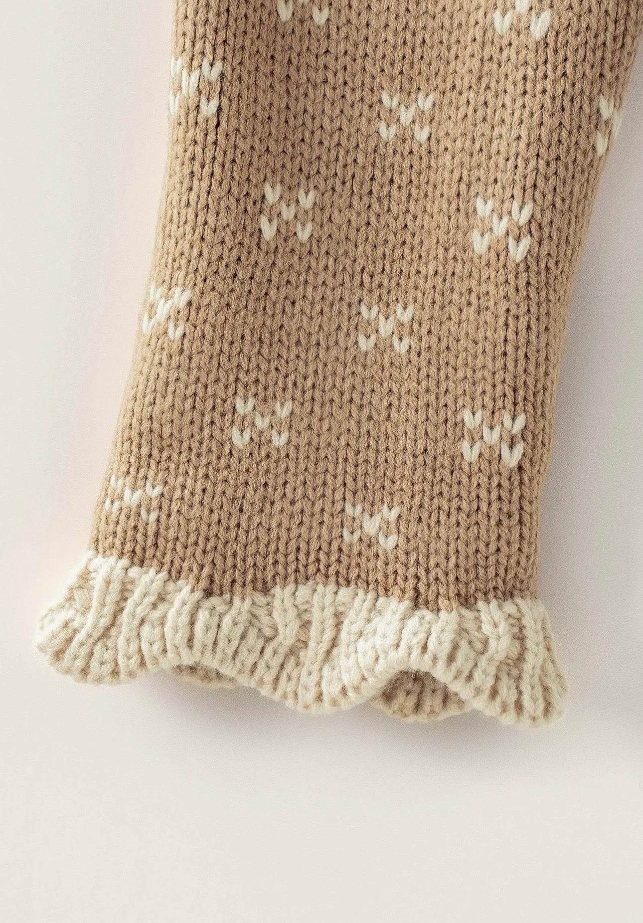 PATTERNED KNIT CARDIGAN