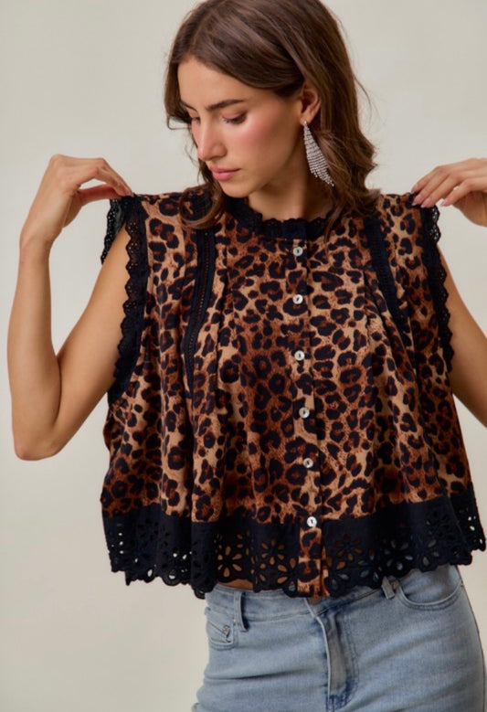 LEOPARD BLOUSE