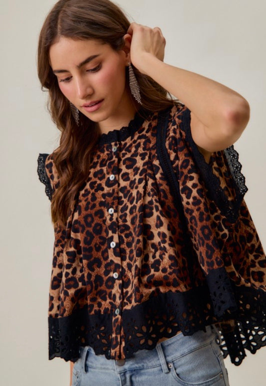 LEOPARD BLOUSE