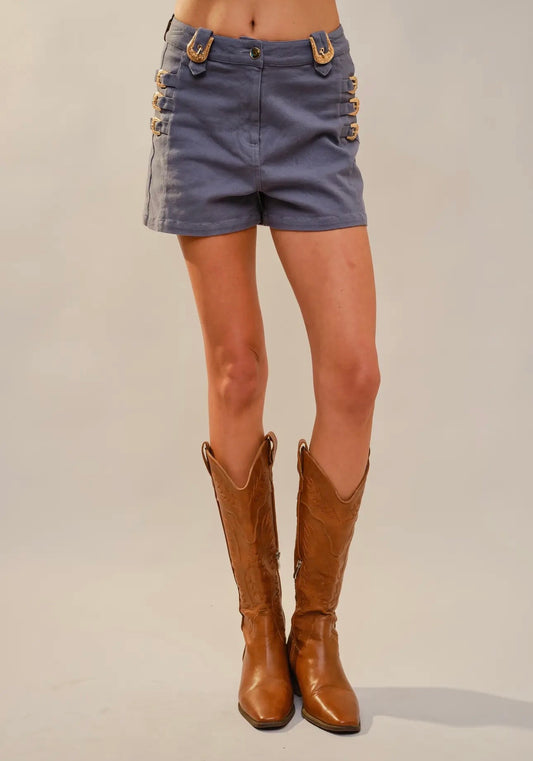 WESTERN BUCKLE SHORTS