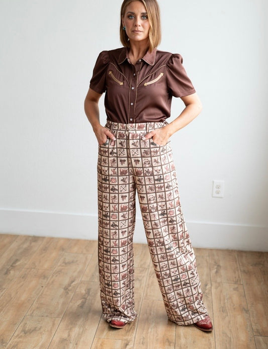 WESTERN SQUARE TROUSERS