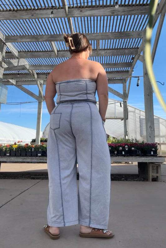 BARREL LEG JUMPSUIT