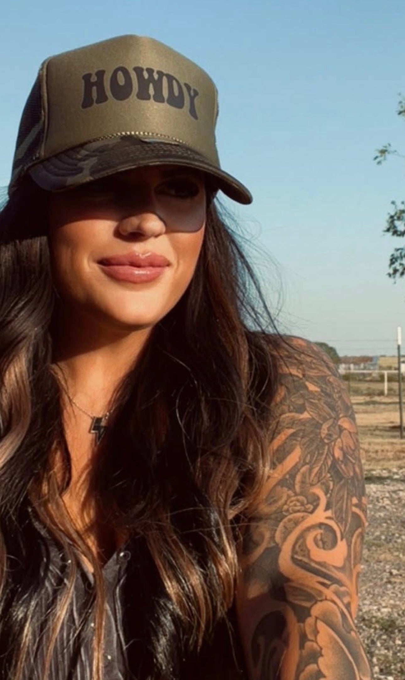 Howdy Camo Trucker Hat