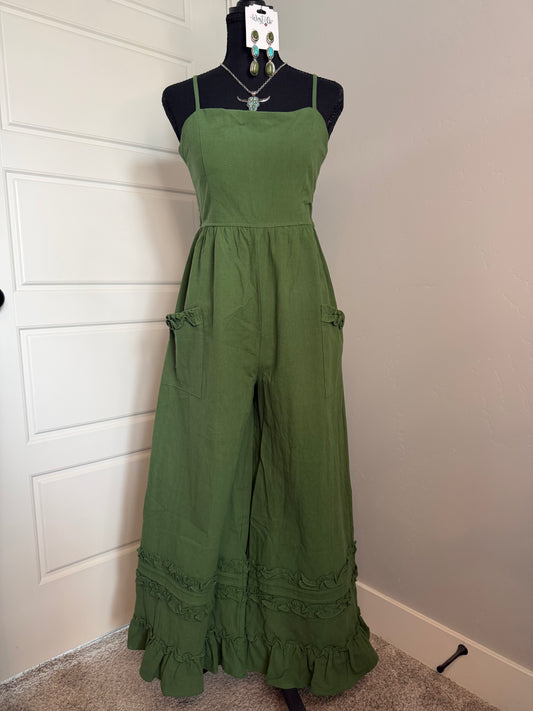 Forest Green Romper