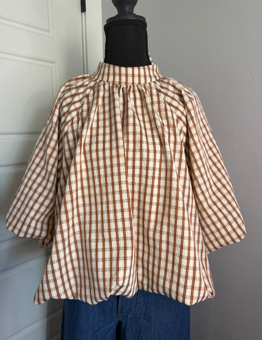 Balloon Sleeve Top