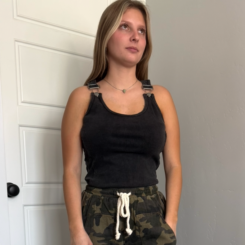 Camo Jogger Drawstring Pants